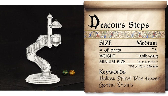 Mata's Miniature Wonder - Deacon's Steps - DnD/TTRPG/Roleplaying/Wargames