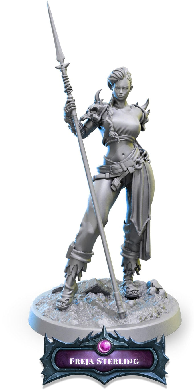 Fredrik Rosado - Rise of the Devourer - Hilda Thornfield - 75mm Pin Up/Figure/Model/Diorama