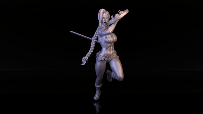Bunch-O-Minis - Barbarians - Nels - 75mm Pin Up/Figure/Model/Diorama