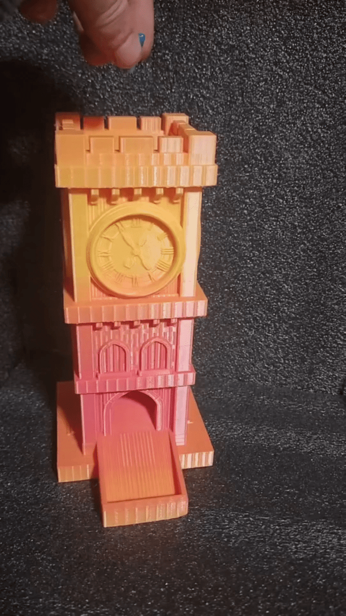 Slope3D - Clocktower (Maze) Dice Tower - DnD/TTRPG/Roleplaying/Wargames
