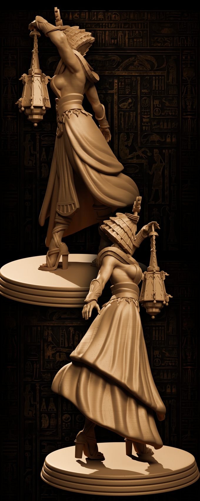 Jugglers Miniatures - Egyptians - Wizard Pathfinder - 75mm Pin Up/Figure/Model/Diorama