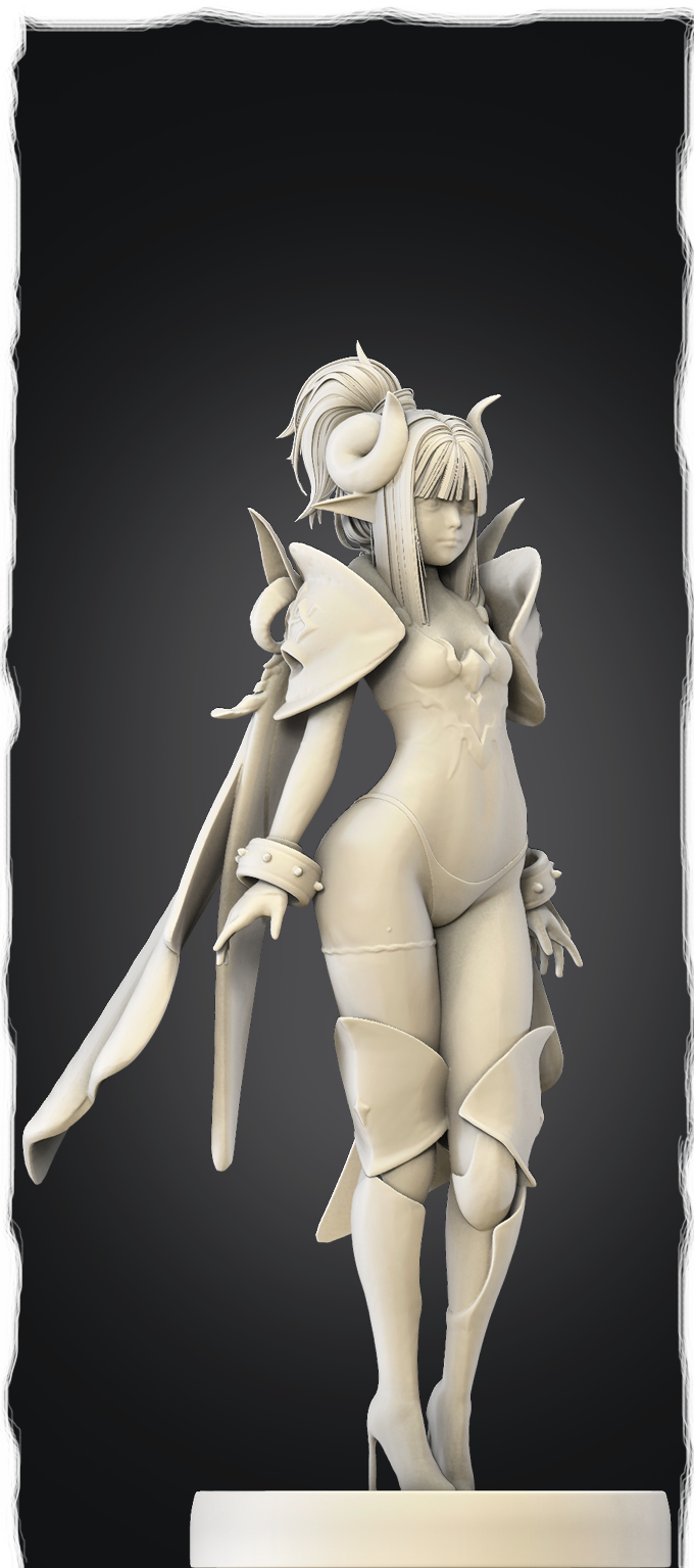 MikleJane - Idol Girl #1 - 75mm Pin Up/Figure/Model/Diorama