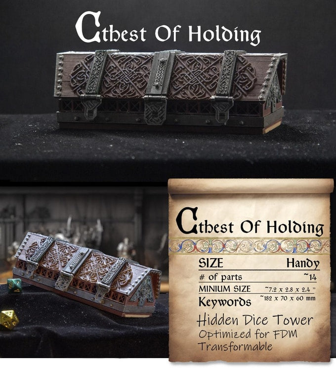 Mata's Miniature Wonder - Chest of Holding - DnD/TTRPG/Roleplaying/Wargames