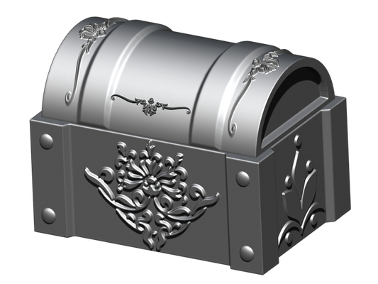 Slope3D - Desert Castle Dice Box/Case #1 - DnD/TTRPG/Roleplaying/Wargames