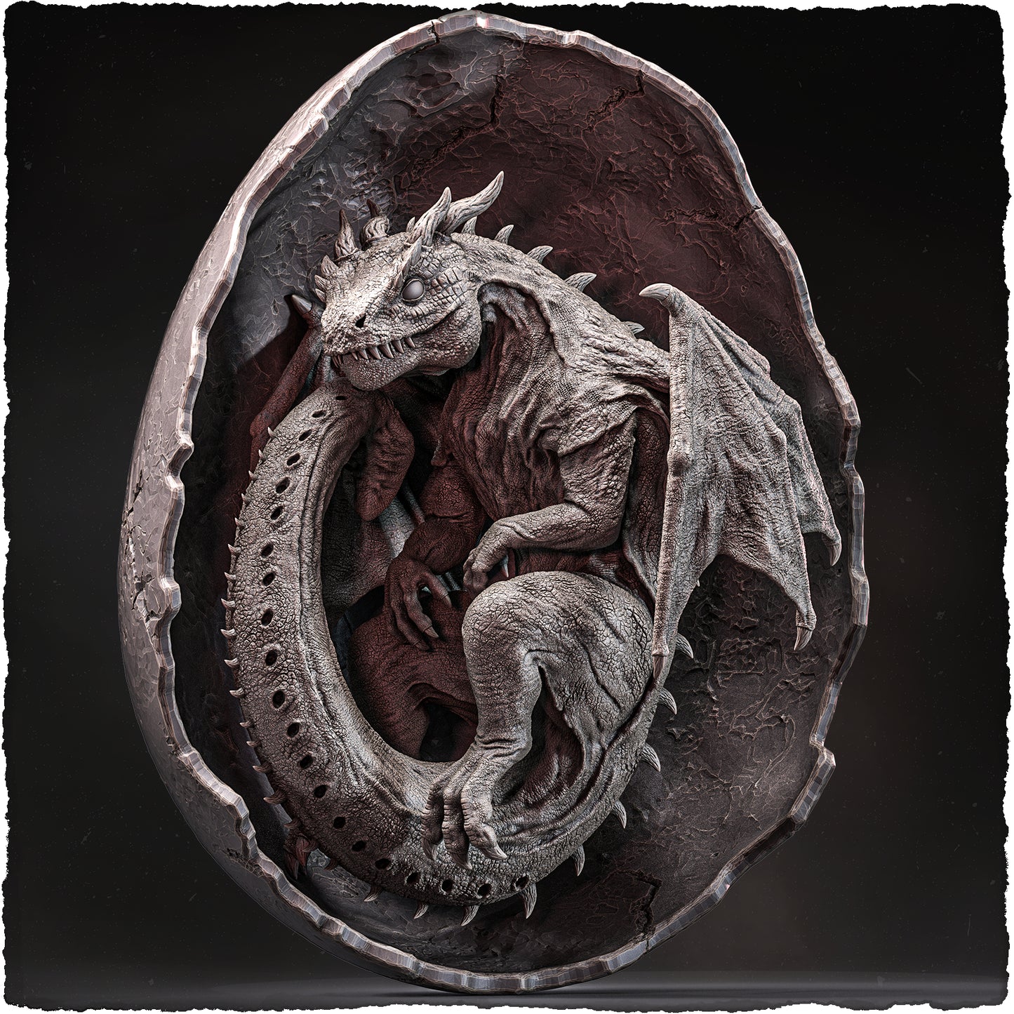 Evox Arts - Arcanterra #1 - Baby Dragon - DnD/TTRPG Figure/Miniature