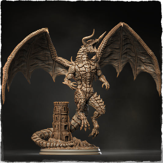 Evox Arts - World Dragons #2 - Bahamut - DnD/TTRPG Figure/Miniature