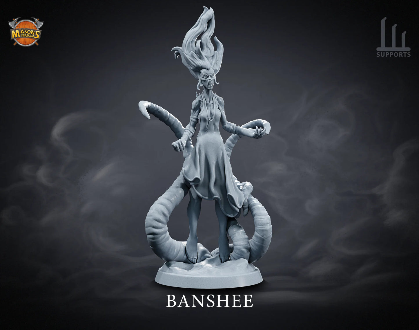 Masons Miniatures - Abyss Dwellers - Banshee - DnD/TTRPG Figure/Miniature