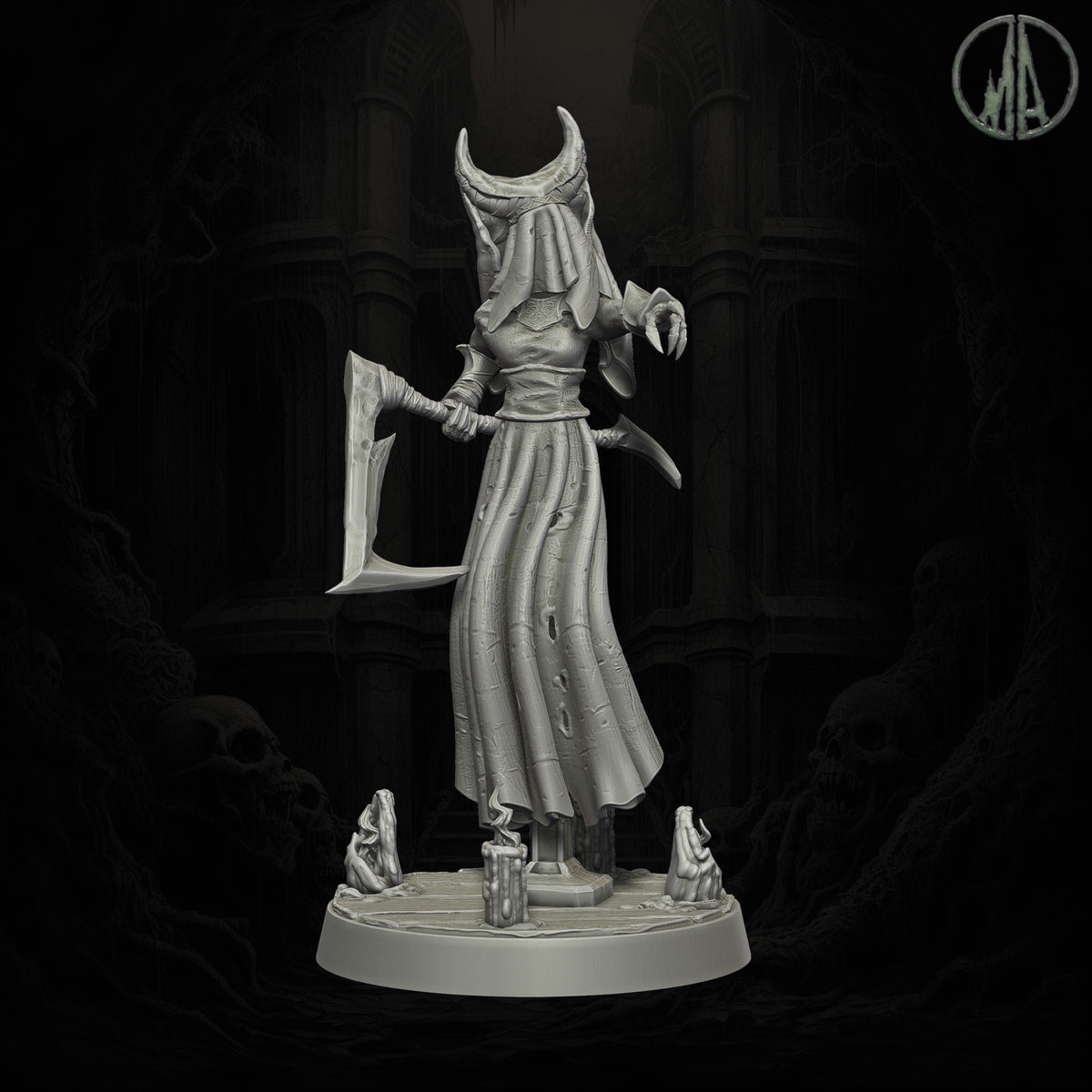 Monolith Arts - Echoes of the Void - Banshee Wraith #2 - DnD/TTRPG Figure/Miniature
