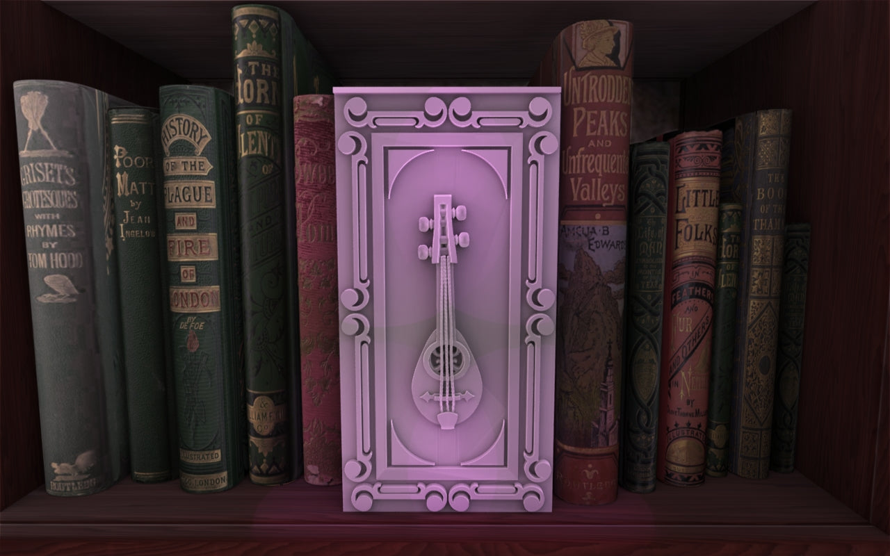 Crosslances - Book Nook/Shelf Insert - Bard