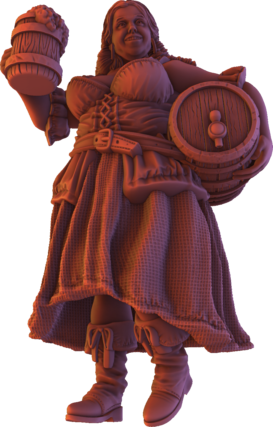 Forged Path - Willowbrook Underworld - Barmaid - DnD/TTRPG Figure/Miniature