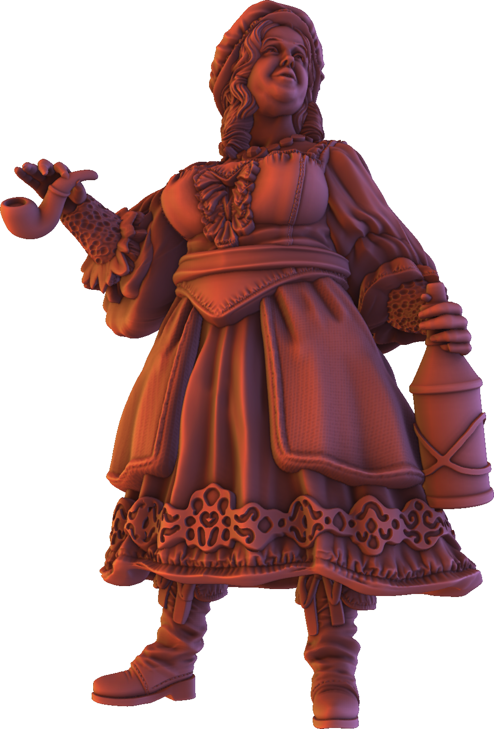 Forged Path - Willowbrook Underworld - Barmaid - DnD/TTRPG Figure/Miniature