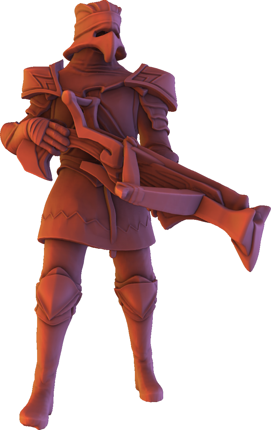 Dinoworld - Kingdoms #4 - Crossbowman - DnD/Pathfinder/TTRPG Figure