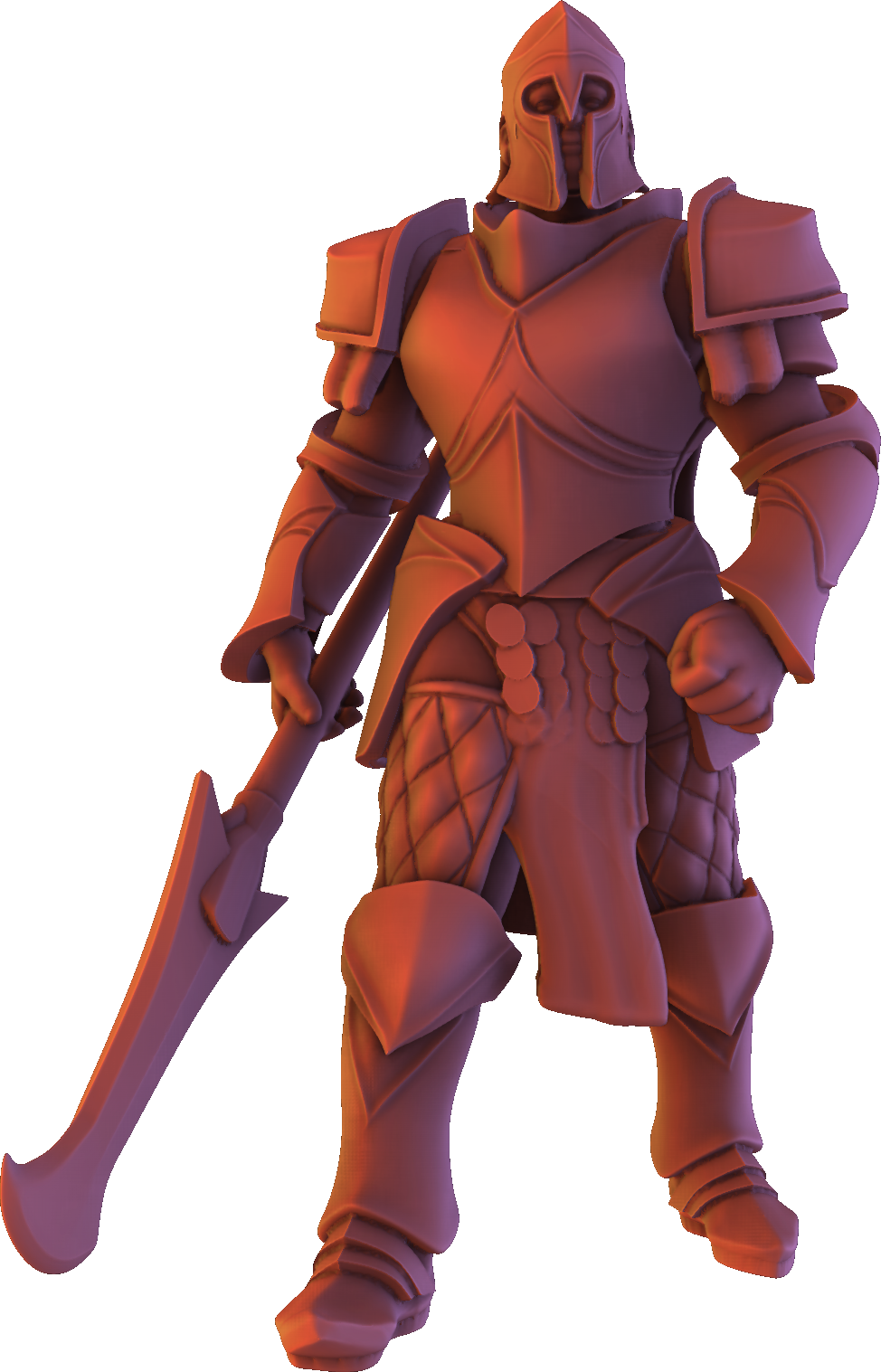 Dinoworld - Kingdoms #4 - Dual Swordsman - DnD/Pathfinder/TTRPG Figure