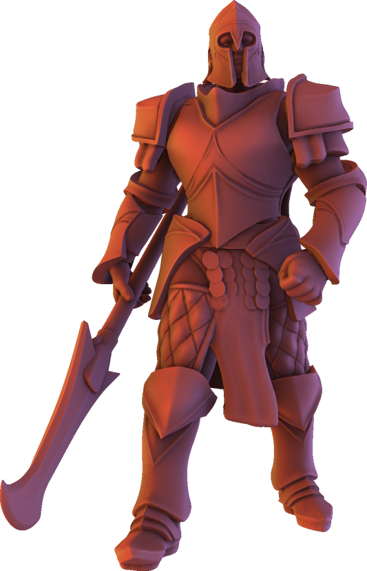 Dinoworld - Kingdoms #4 - Dual Swordsman - DnD/Pathfinder/TTRPG Figure