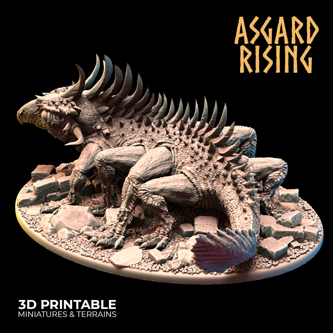 Asgard Rising - Underdark - Basilisk - DnD/TTRPG Figure/Miniature