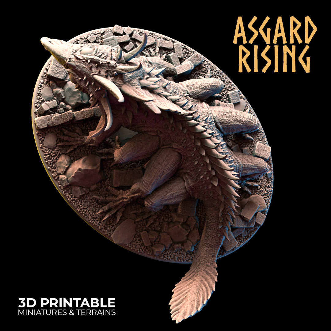 Asgard Rising - Underdark - Basilisk - DnD/TTRPG Figure/Miniature