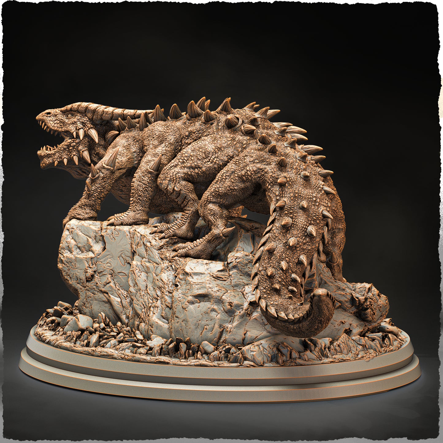 Evox Arts - World Dragons #2 - Basilisk - DnD/TTRPG Figure/Miniature