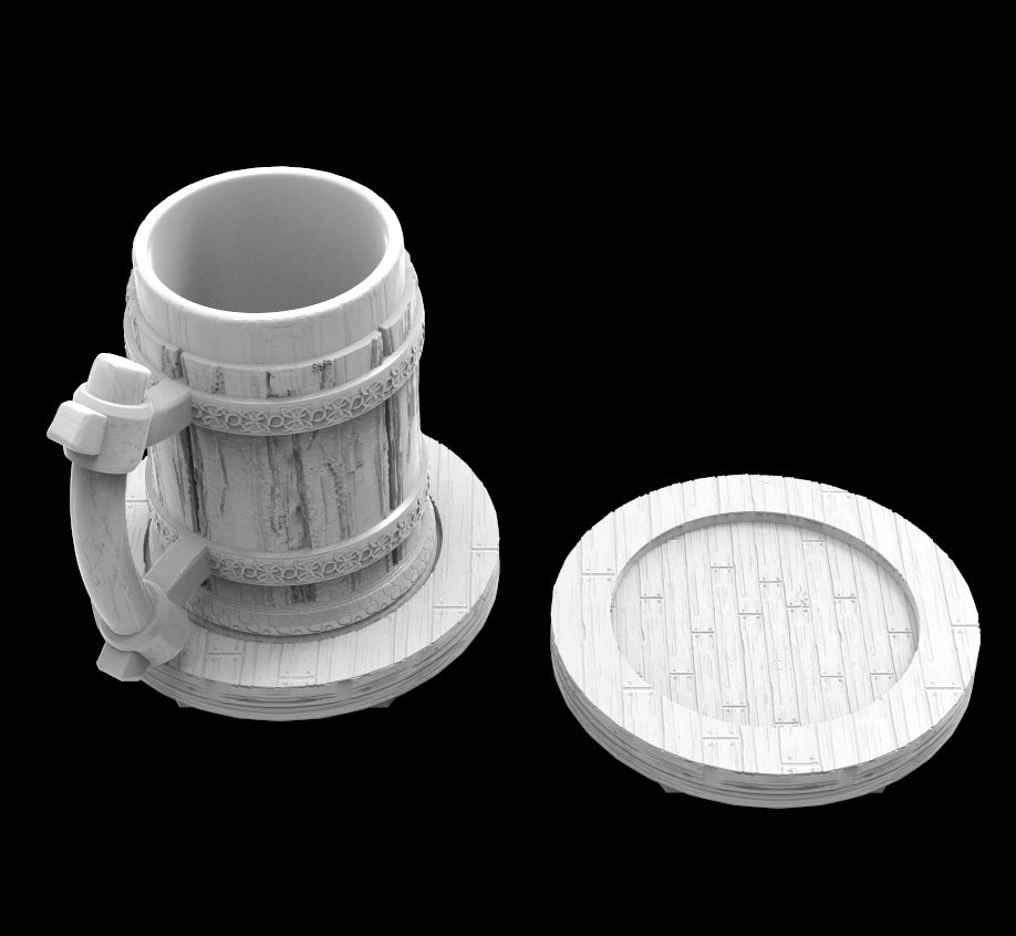 Possibly Cool Coasters - Wooden - DnD/TTRPG/Roleplaying/Wargames