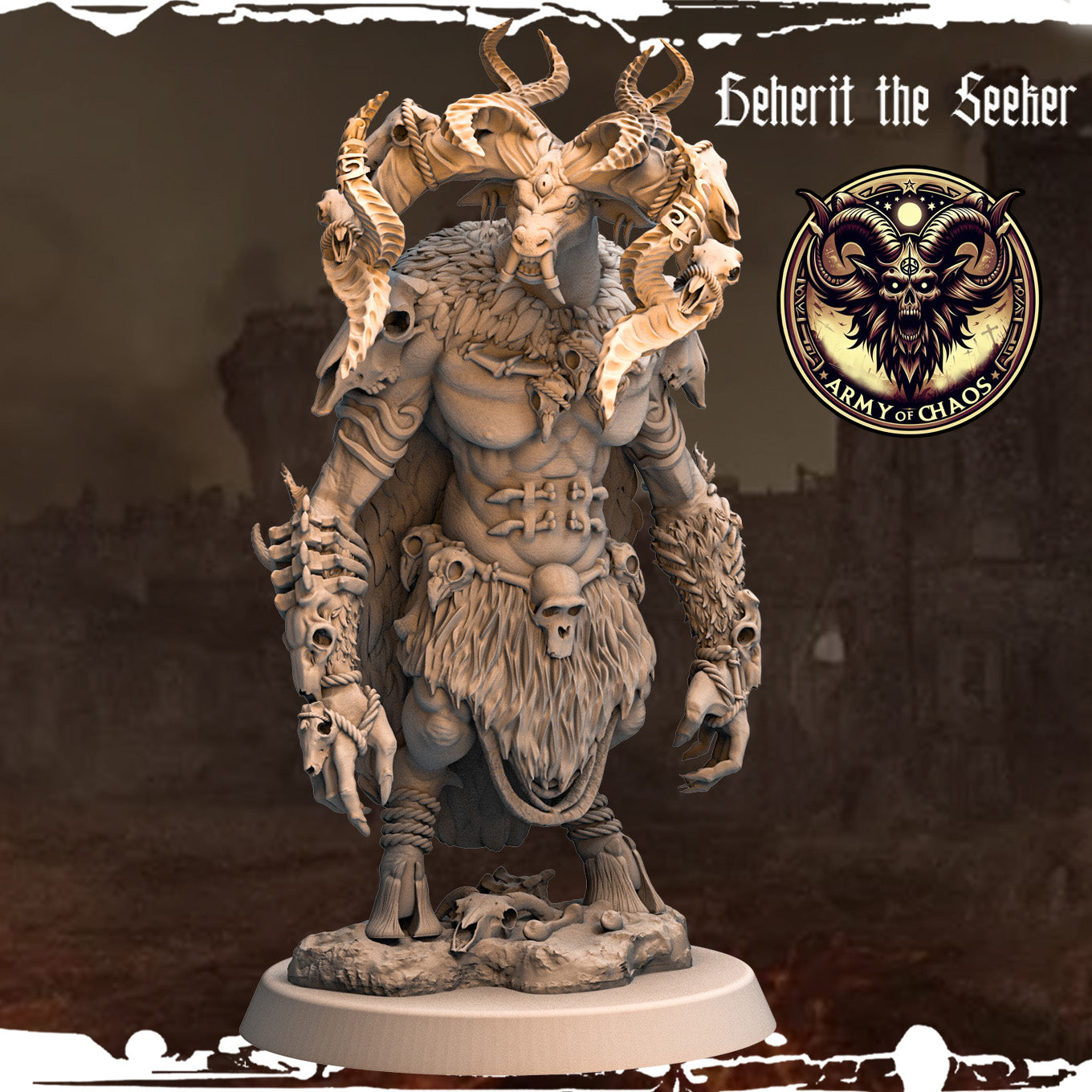 Monolith Arts - Beasts - Beherit the Seeker - DnD/TTRPG Figure/Miniature