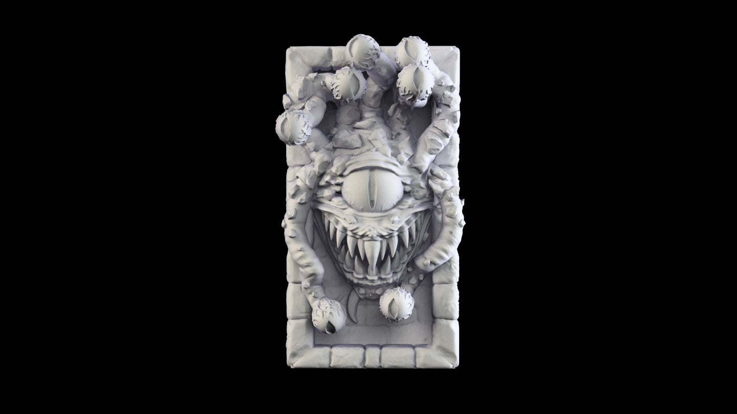 Crosslances - Book Nook/Shelf Insert - Beholder
