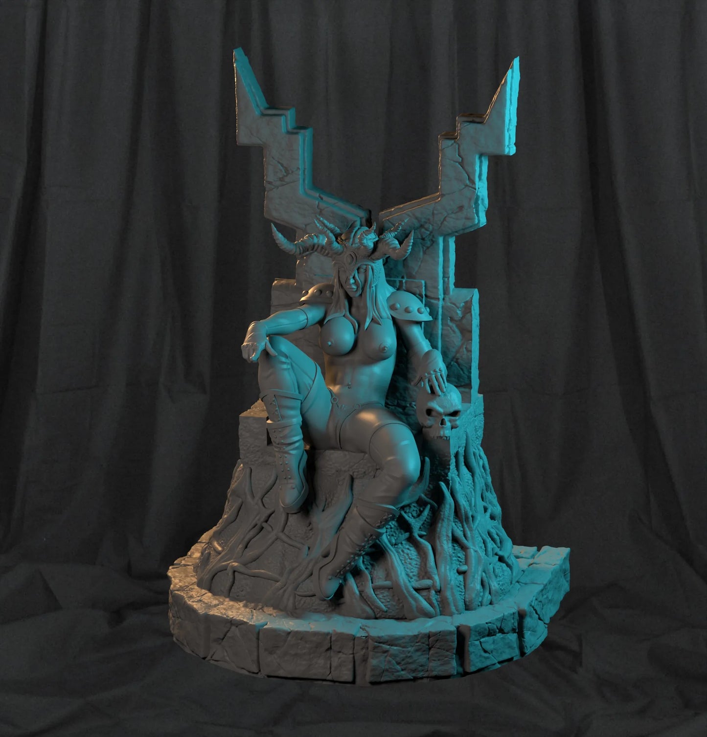 Clover Leaves - Fighter Girl #2 - Berta - 75mm Pin Up/Figure/Model/Diorama