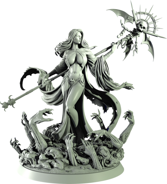 Level 50 Miniatures - Dark Charm I - Necromancer - 75/120mm Pin Up/Figure/Model/Diorama