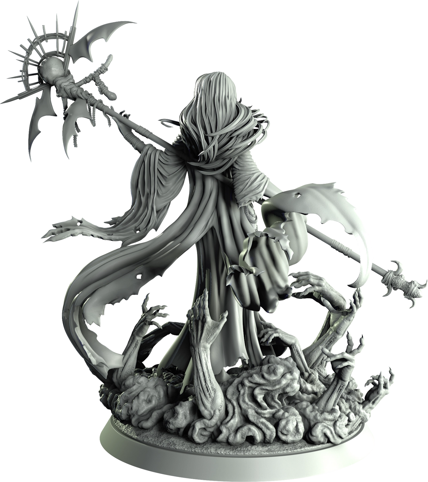 Level 50 Miniatures - Dark Charm I - Necromancer - 75/120mm Pin Up/Figure/Model/Diorama