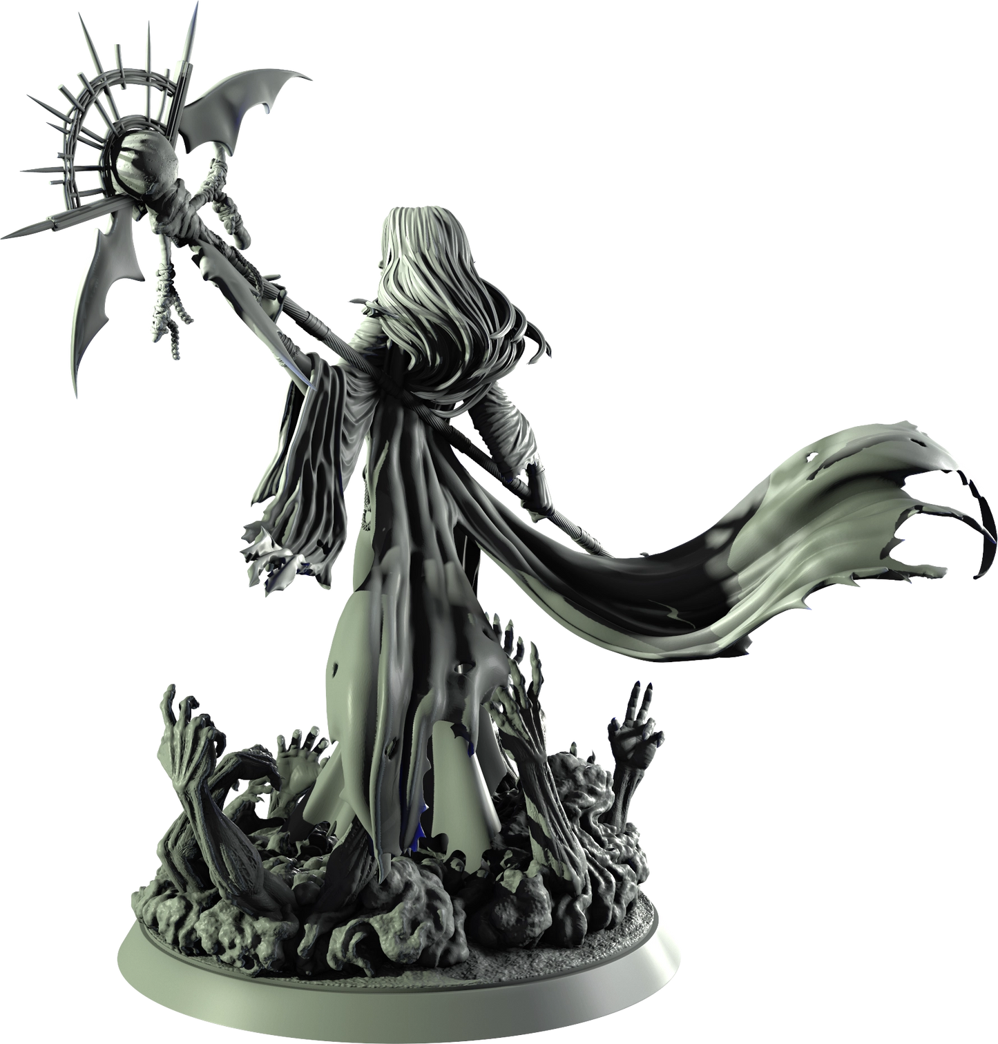 Level 50 Miniatures - Dark Charm I - Necromancer - 75/120mm Pin Up/Figure/Model/Diorama