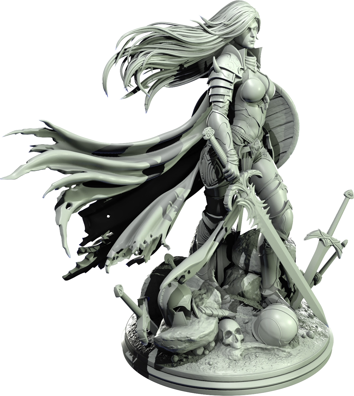 Level 50 Miniatures - Dark Charm II - Paladin - 75/120mm Pin Up/Figure/Model/Diorama