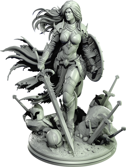 Level 50 Miniatures - Dark Charm II - Paladin - 75/120mm Pin Up/Figure/Model/Diorama