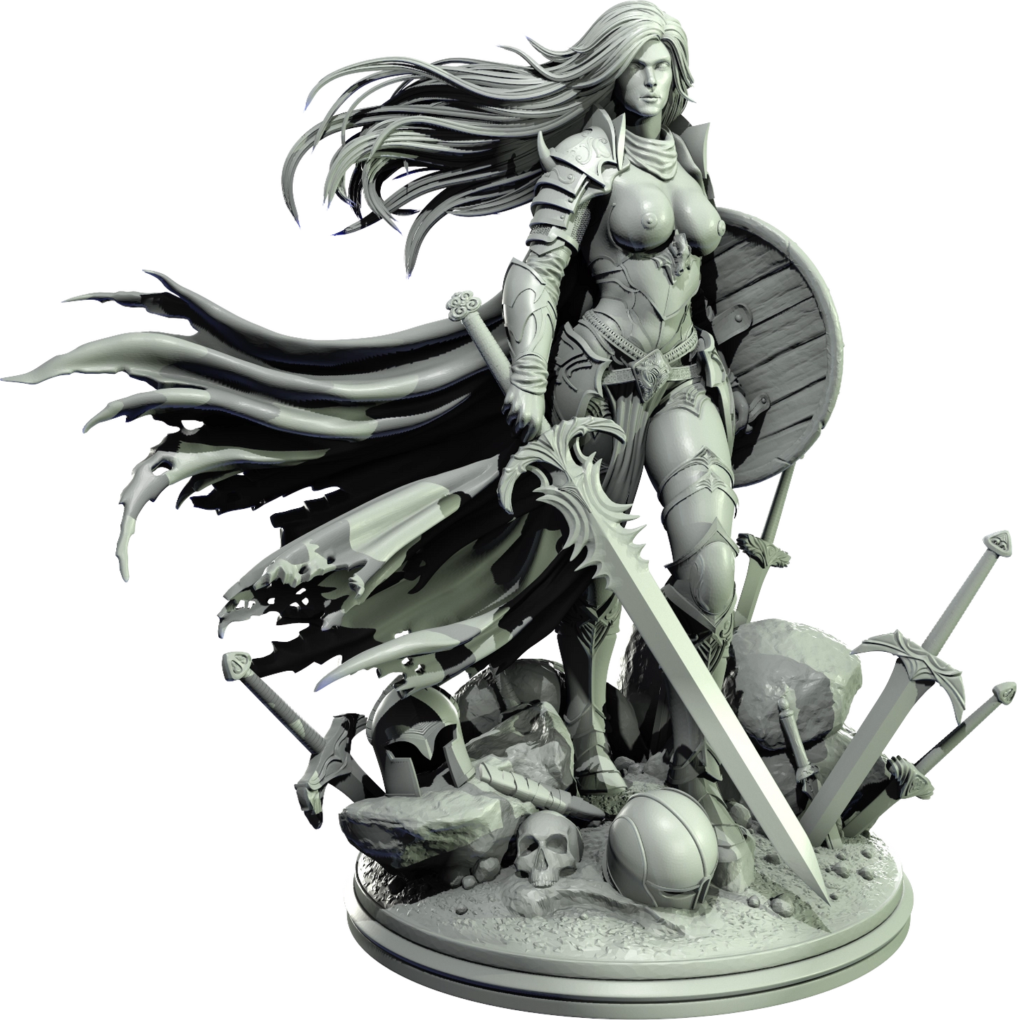 Level 50 Miniatures - Dark Charm II - Paladin - 75/120mm Pin Up/Figure/Model/Diorama