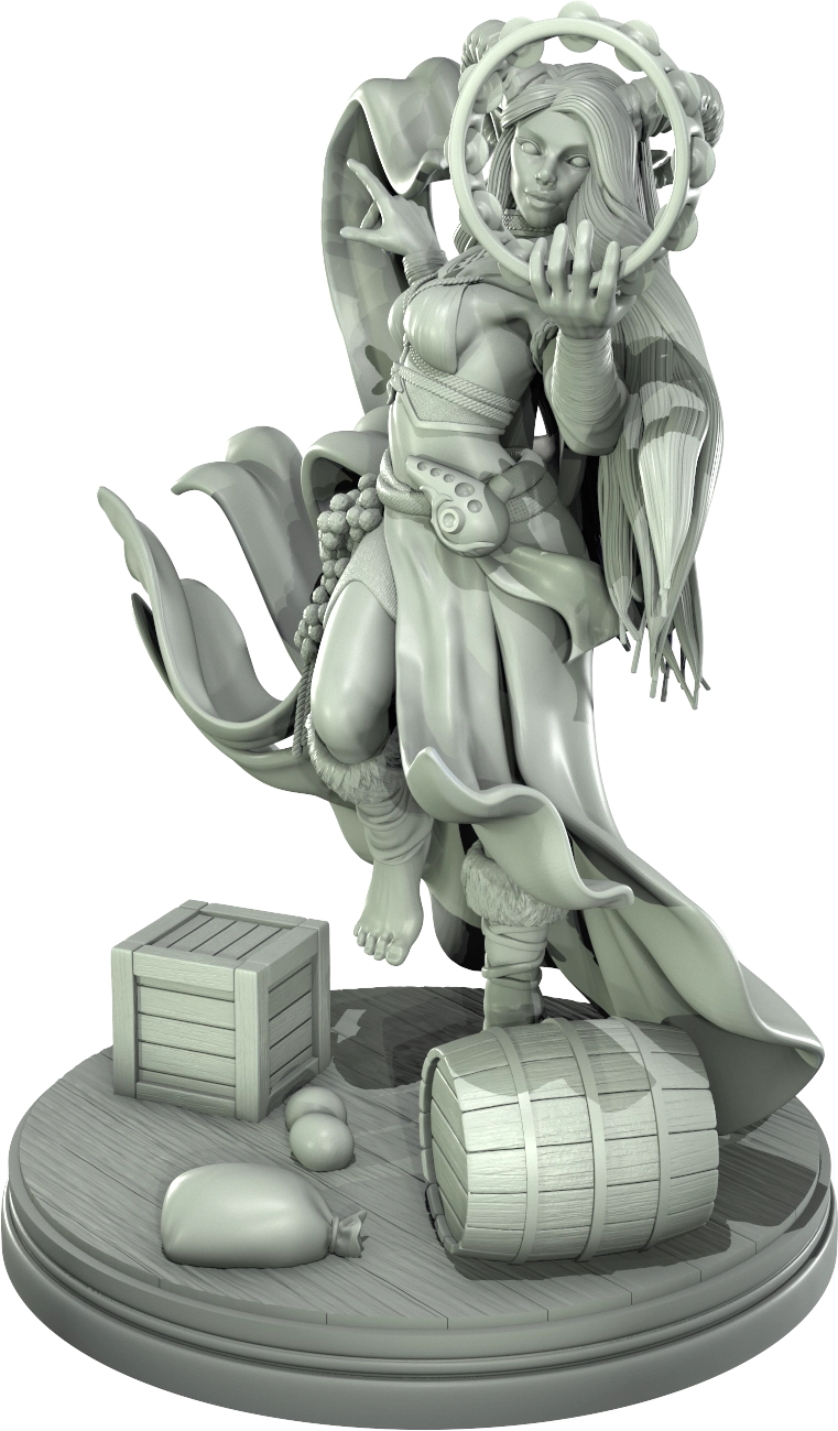 Level 50 Miniatures - Dark Charm II -  Tiefling - 75/120mm Pin Up/Figure/Model/Diorama