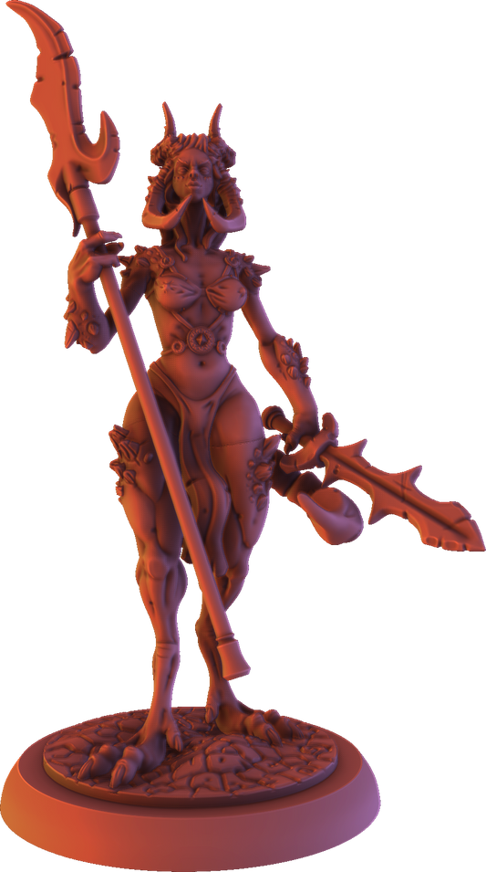 Gaia Miniatures - Demon Captain - 120mm Pin Up/Figure/Model/Diorama