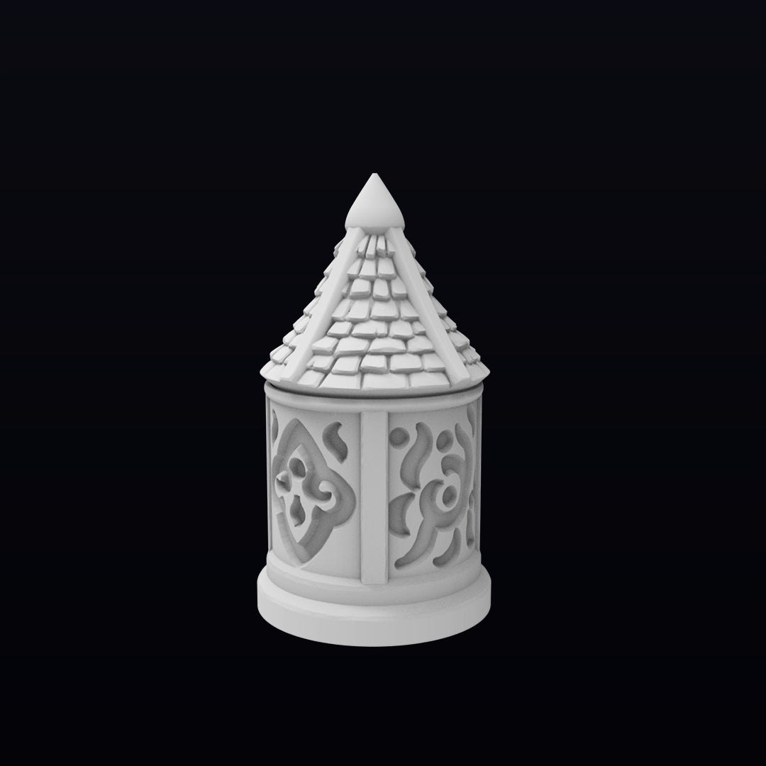 Fantasy3DTabletop - Elven Dice Box - DnD/TTRPG/Roleplaying/Wargames