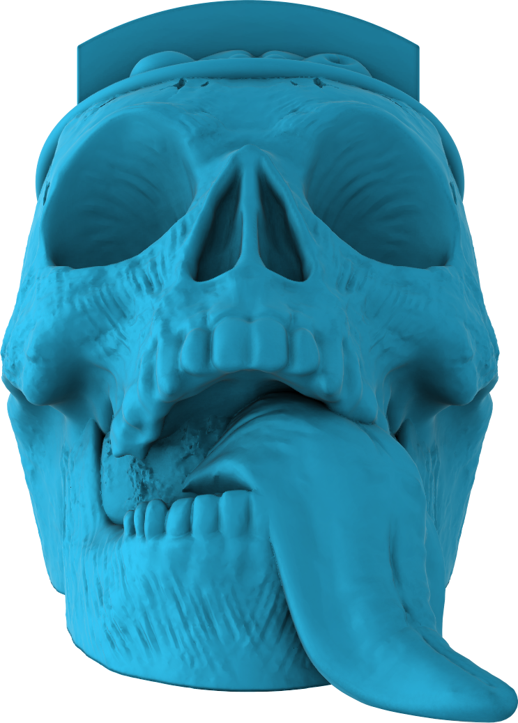 Digital Creative Works - Skull Headphone/Controller Mount - Brain - Prop/Decoration