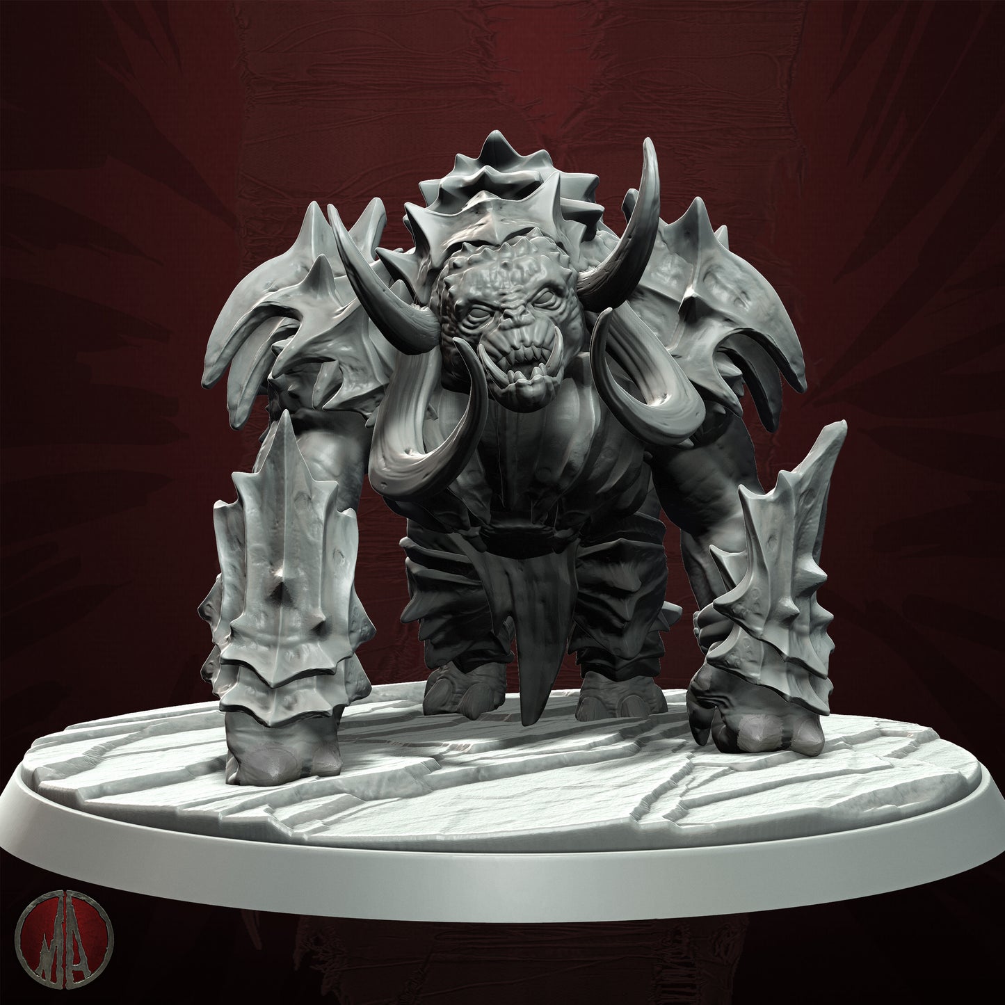 Monolith Arts - Orc Horde - Troll Burul #1 - DnD/TTRPG Figure/Miniature