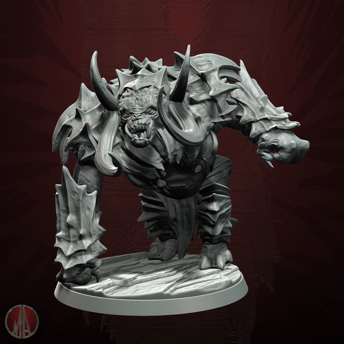 Monolith Arts - Orc Horde - Troll Burul #2 - DnD/TTRPG Figure/Miniature