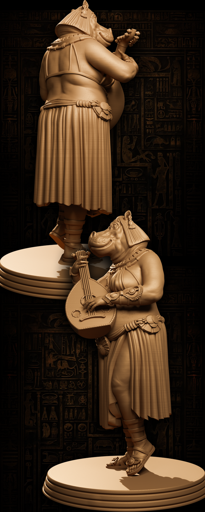 Jugglers Miniatures - Egyptians - Tawaret - 75mm Pin Up/Figure/Model/Diorama