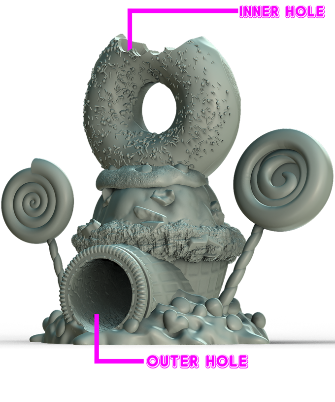 Slope3D - Sweetland Dice Tower - DnD/TTRPG/Roleplaying/Wargames