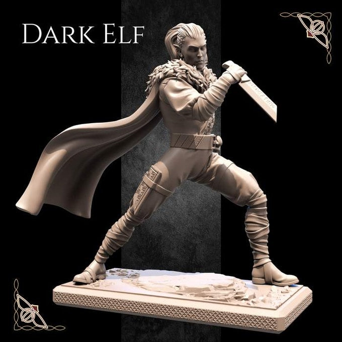 Fredrik Rosado - Valhalla - Dark Elf - 75mm Pin Up/Figure/Model/Diorama