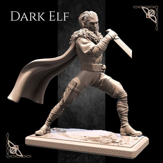 Fredrik Rosado - Valhalla - Dark Elf - 75mm Pin Up/Figure/Model/Diorama