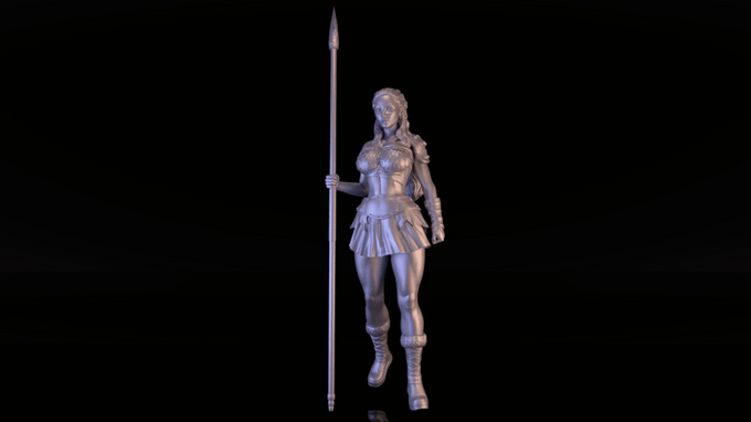 Bunch-O-Minis - Barbarians - Geiravor - 75mm 75mm Pin Up/Figure/Model/Diorama
