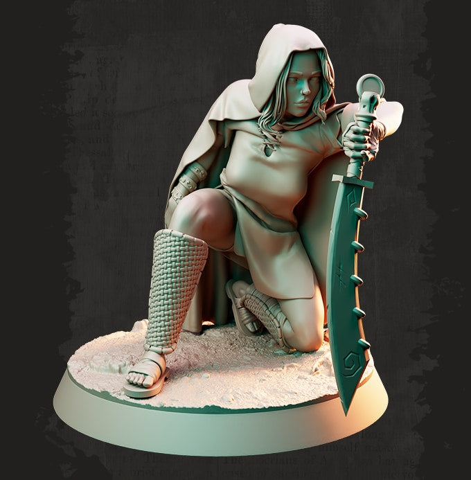 Nocturna - Nadja, Guardian - 32/75mm Pin Up/Figure/Model/Diorama