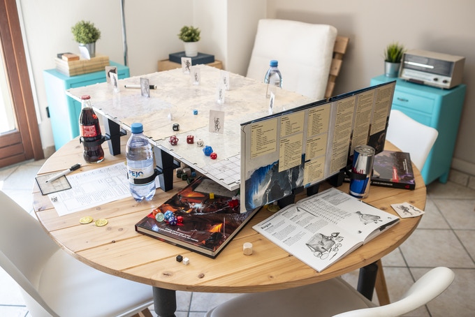 AdapTableTop: 3D Printed Modular Gaming Board/Table