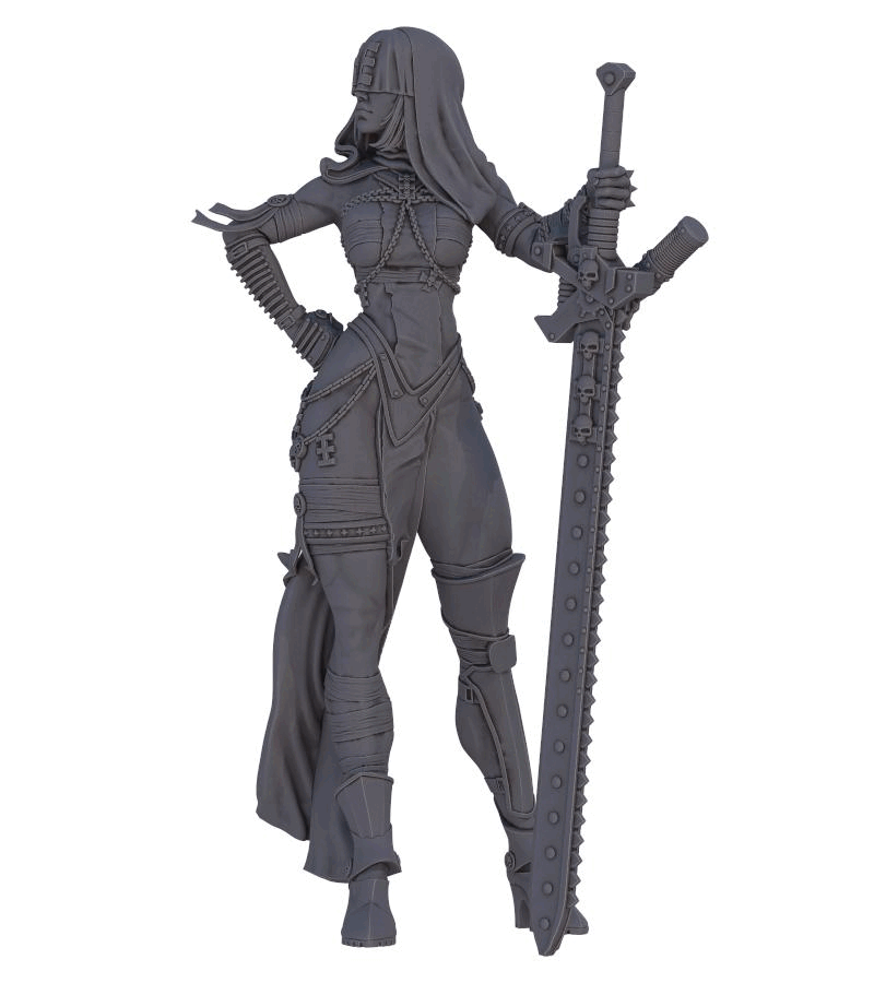 Astland - Statues of the Iron City #2.3 - 75mm Pin Up/Figure/Model/Diorama
