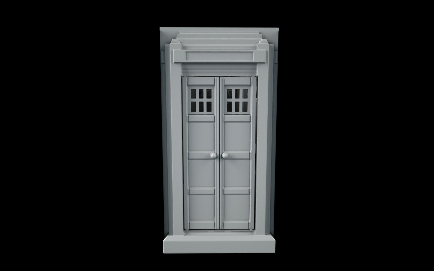 Crosslances - Book Nook/Shelf Insert - Tardis
