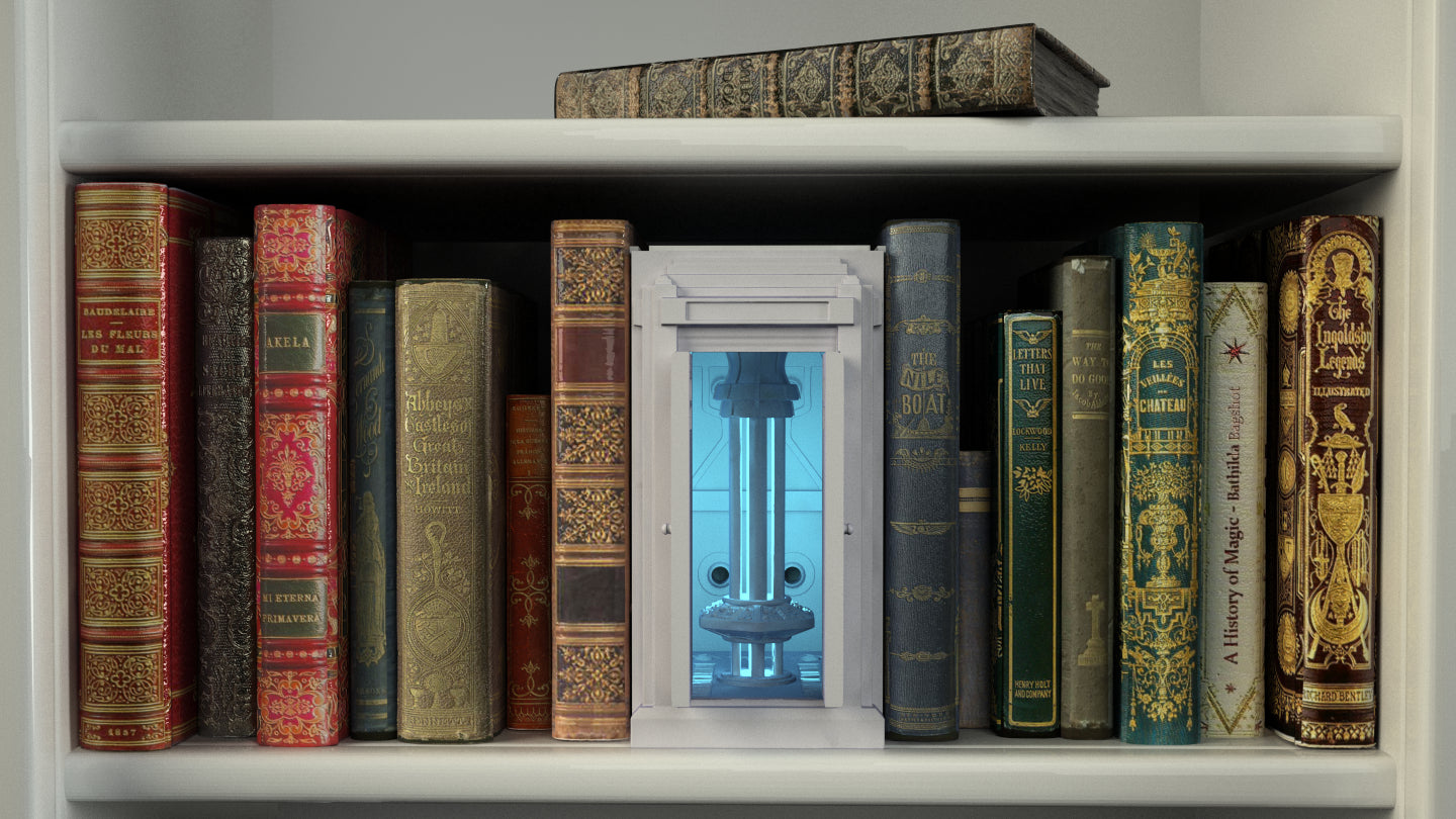 Crosslances - Book Nook/Shelf Insert - Tardis