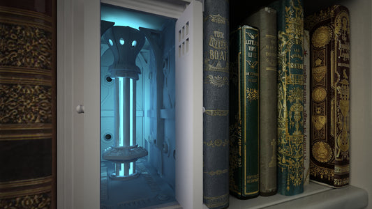 Crosslances - Book Nook/Shelf Insert - Tardis