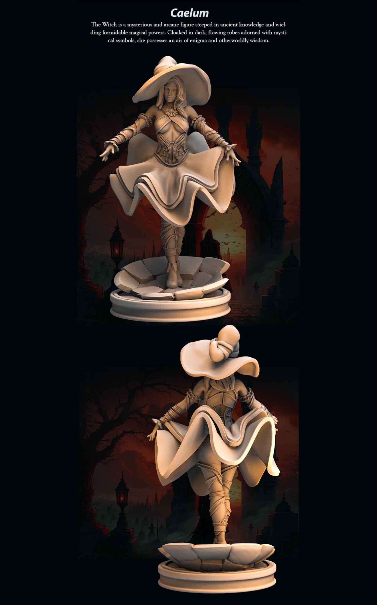 Ravi - Fantasy Girls #4 - Caelum - 75mm Pin Up/Figure/Model/Diorama