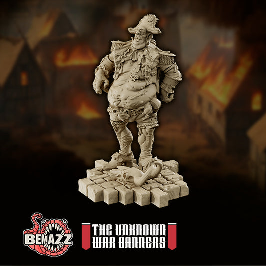 Bemazz Miniatures - Unstoppable Horde - Ogre Captain - DnD/TTRPG Figure/Miniature